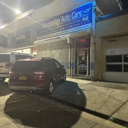 Douglaston Auto Care - My car by their front door