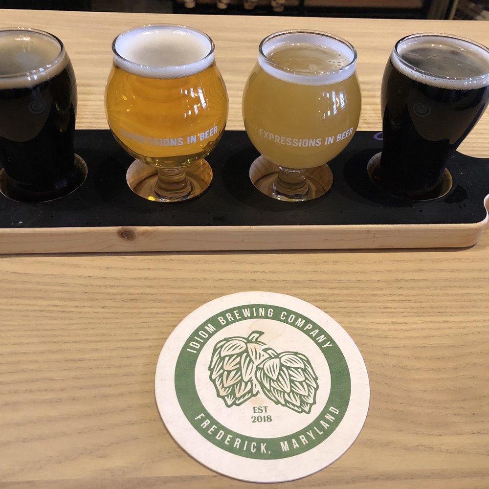 Idiom Brewing - Flight - Breweries Near Me - Frederick, Maryland
