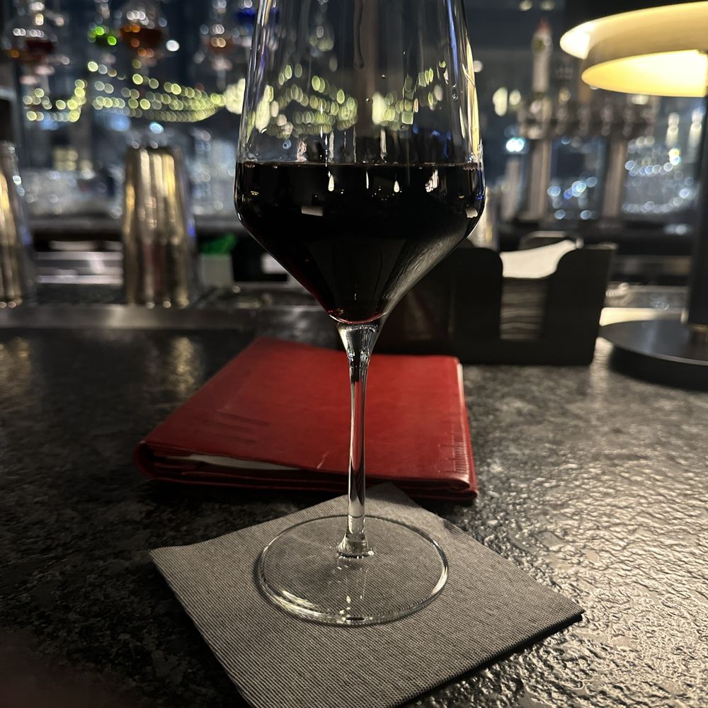 Wine at the bar