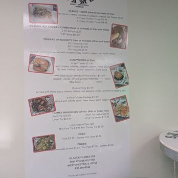 Blaque Flames 204 - Menu prices subject to change. Possible options subject to change - Chicken Wings Near Me - Westchester, Illinois Blaque Flames 204 - Menu prices subject to change. Possible options subject to change - Chicken Wings Near Me - Westchester, Illinois