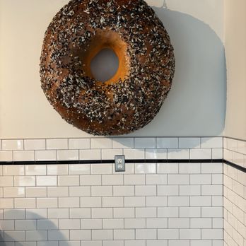 Bo's Bagel - Art that reflects their art tbh - Bagels Near Me - Ann Arbor, Michigan