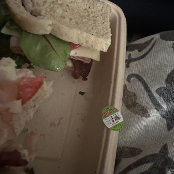 First Watch - My first time ordering a sandwich from First Watch,and there's a sticker in my sandwich. - Breakfast & Brunch Near Me - Jacksonville, Florida