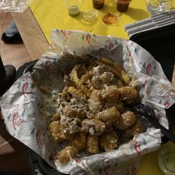 Alex’s Eats - Asada Fries and Tots with Alex's signature Green and Red sauce!!