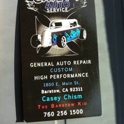 Casey's Auto Service - Casey's card