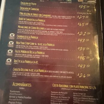 La Parrilla - Menu - Latin American Near Me - Luquillo, Puerto Rico La Parrilla - Menu - Latin American Near Me - Luquillo, Puerto Rico