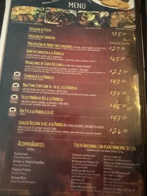 Menu photo 3 La Parrilla Luquillo, PR