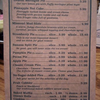 Corner Cafe - Independence - Dessert menu - American Near Me - Independence, Missouri Corner Cafe - Independence - Dessert menu - American Near Me - Independence, Missouri