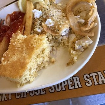 Harry's Bar and Grille - Baked See Bee Atlantic Haddock lite portion - American Near Me - Middleboro, Massachusetts