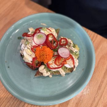 The Royal Egg Cafe - "Egg Salad" Avocado Toast - Breakfast & Brunch Near Me - Westlake Village, California The Royal Egg Cafe - "Egg Salad" Avocado Toast - Breakfast & Brunch Near Me - Westlake Village, California