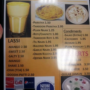 Anmol Restaurant - Milwaukee - Drinks and naan menu - Indian Near Me - Milwaukee, Wisconsin