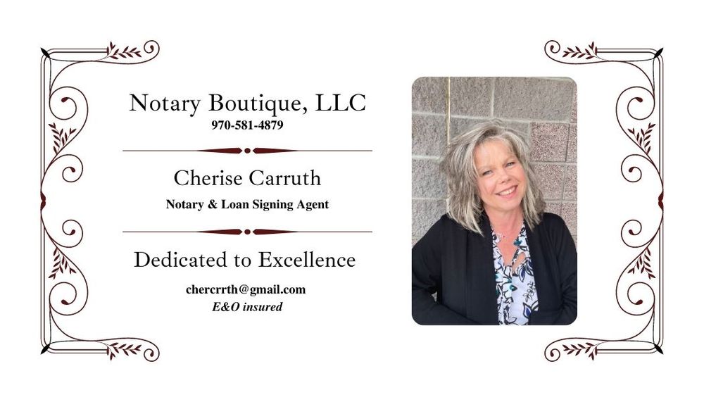 NOTARY BOUTIQUE Updated July 2024 5104 Edgewood Ct, Loveland