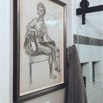 Providence Gallery - Framed charcoal sketch - Art Galleries Near Me - Charlotte, North Carolina