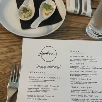 Heirloom - Special happy birthday menu - Wine Bars Near Me - Virginia Beach, Virginia Heirloom - Special happy birthday menu - Wine Bars Near Me - Virginia Beach, Virginia