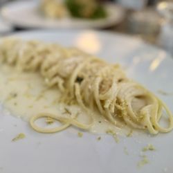 Ristorante Tramonto D'Oro - Linguine with lemon sauce