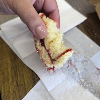 Panecito y Cafe - Nino Envuelto--Strawberry and coconut pastry - Bakeries Near Me - Bakersfield, California Panecito y Cafe - Nino Envuelto--Strawberry and coconut pastry - Bakeries Near Me - Bakersfield, California