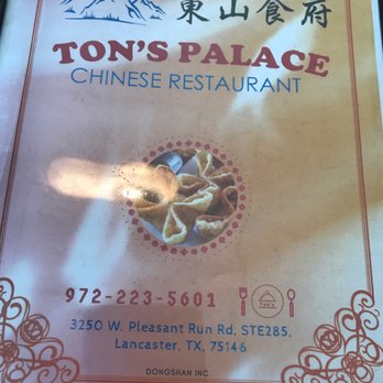 Ton's Palace Chinese Restaurant - Cantonese Near Me - Lancaster, Texas