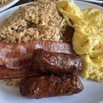 Babs Delta Diner - 2 sausages and 2 bacon combo - Diners Near Me - Suisun City, California Babs Delta Diner - 2 sausages and 2 bacon combo - Diners Near Me - Suisun City, California