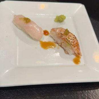 Sushi Fumi - Sea perch - one raw, one seared - Sushi Bars Near Me - Los Angeles, California Sushi Fumi - Sea perch - one raw, one seared - Sushi Bars Near Me - Los Angeles, California