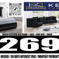 Kemah Furniture Outlet - We specialize in bundling multiple products for multiple rooms to help you save. Bundle what you need for $40 down! 409-258-6100 for info.