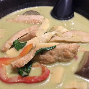 My Vegan - Faux pork or was it chicken lmao green curry. Good!!! - Thai Near Me - Pasadena, California