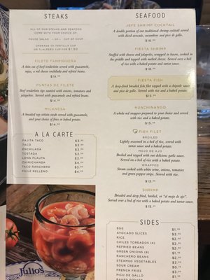 Menu photo 7 Julio's Mexican Food El Paso, TX Menu photo 7 Julio's Mexican Food El Paso, TX