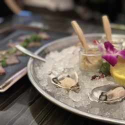 Oysters On Half Shell & A5 Carpaccio