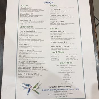 The Twins Restaurant - Menu - American Near Me - Cotati, California The Twins Restaurant - Menu - American Near Me - Cotati, California