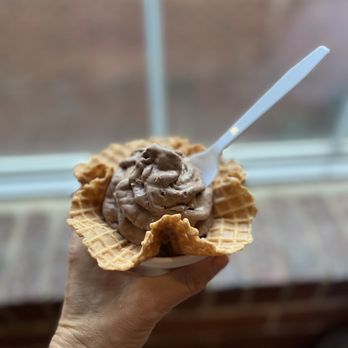 Spill the Beans - Kiddie sized chocolate with heath toffee & cookie dough - Coffee & Tea Near Me - Greenville, South Carolina Spill the Beans - Kiddie sized chocolate with heath toffee & cookie dough - Coffee & Tea Near Me - Greenville, South Carolina