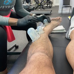 Busybody Fitness & Rehab - Cupping to bring blood flow to the area