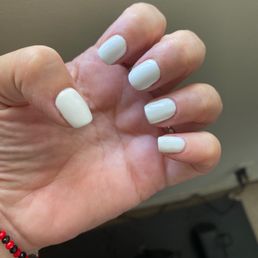 Went with the easy color. Gel nails by Wendy! Went with the easy color. Gel nails by Wendy!