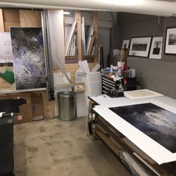 Pitch Black Editions - Work laid out to be finished for 3 Stones Gallery