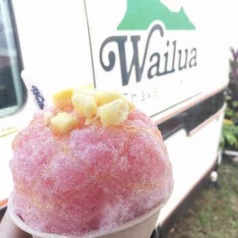 Wailua Shave Ice - Dragon's Blood - Shaved Ice Near Me - Kapaa, Hawaii