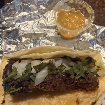 Balderas Joint - Barbacoa taco with hot salsa - Mexican Near Me - Thorndale, Texas Balderas Joint - Barbacoa taco with hot salsa - Mexican Near Me - Thorndale, Texas