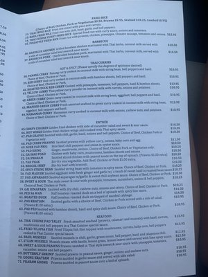 Menu photo 7 Thai Cuisine Merced, CA