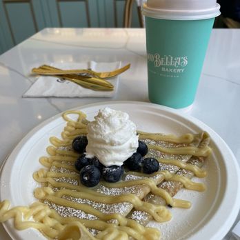 Cocobella’s Bakery - Lemon Blueberry Crepe & French Toast Latte - Bakeries Near Me - Saint Clair, Michigan