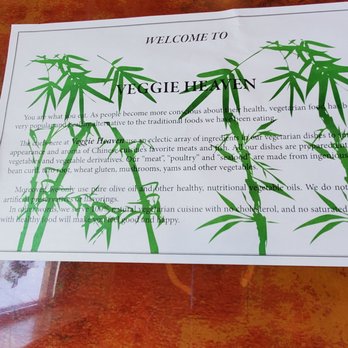 Veggie Heaven - Table mat - Chinese Near Me - Denville, New Jersey Veggie Heaven - Table mat - Chinese Near Me - Denville, New Jersey