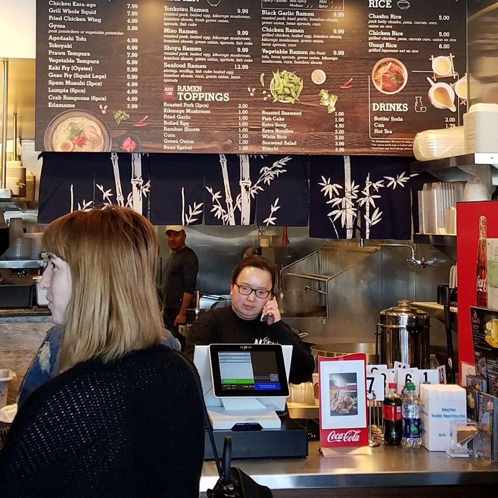 Ramen 101 - Menu board as of Feb 2018 - Ramen Near Me - Dublin, California