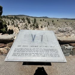 Hot Creek Geologic Site - History