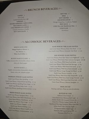 Menu photo 1 The Vineyard Rose Restaurant Temecula, CA