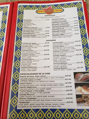 Menu photo 2 Doña Arepa Greenacres, FL