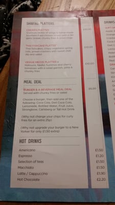 Menu photo 2 Drapers Bar and Kitchen London, XGL