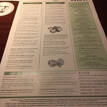 Seasons 52 - The Spring Menu - New American Near Me - Princeton, New Jersey