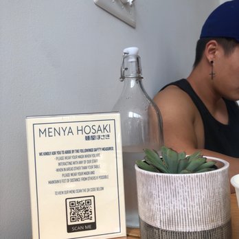 Menya Hosaki - QR menu - Ramen Near Me - Washington, DC, District of Columbia Menya Hosaki - QR menu - Ramen Near Me - Washington, DC, District of Columbia
