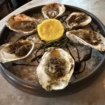 Southerleigh - Grilled Oysters - yes! (6 @ $25) - Breweries Near Me - San Antonio, Texas