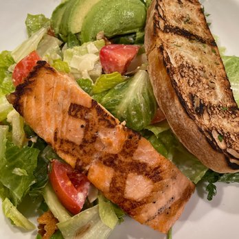 Urban Plates - Caesar Salad with Salmon and a side of Avo - New American Near Me - Carlsbad, California Urban Plates - Caesar Salad with Salmon and a side of Avo - New American Near Me - Carlsbad, California
