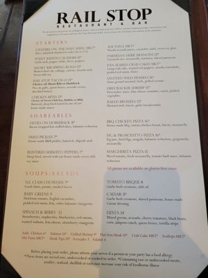 Menu photo 5 Rail Stop Restaurant & Bar Boston, MA Menu photo 5 Rail Stop Restaurant & Bar Boston, MA