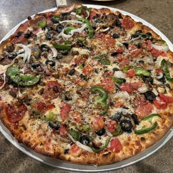 2 Boys Pizza and Grill - Half Veggie/Half Double Sausage Pizza - Italian Near Me - Martinez, Georgia 2 Boys Pizza and Grill - Half Veggie/Half Double Sausage Pizza - Italian Near Me - Martinez, Georgia