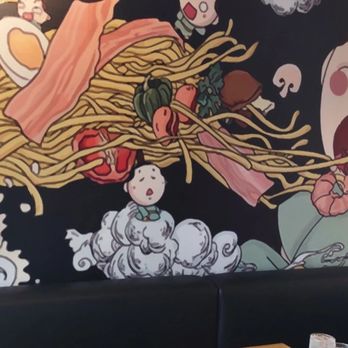 Genki Ramen - Wall art is very beautiful. - Ramen Near Me - Mason, Ohio Genki Ramen - Wall art is very beautiful. - Ramen Near Me - Mason, Ohio