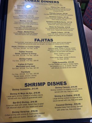 Menu photo 4 EL Ranchito Mexican Restaurant  Leesburg, FL