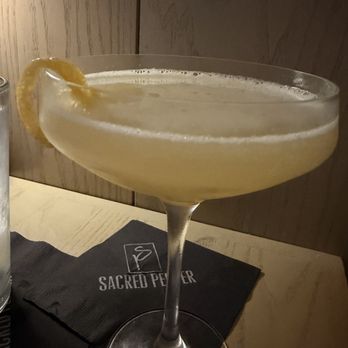 The Sacred Pepper - Pear Elderflower Martini - New American Near Me - Tampa, Florida